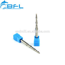 BFL-2 Flute Solid Carbide Taper Ball Nose Milling Cutter Wood